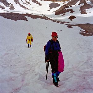 Descending Mt Shasta