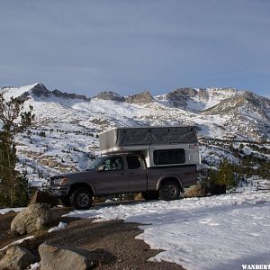 Winter above Tioga Pass