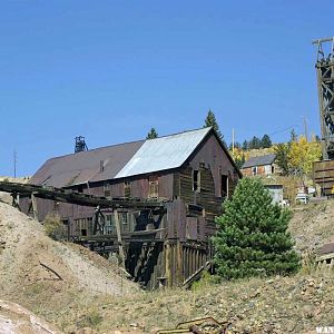 Gresson Ore Sorting Mill & Independence Mine Headframe