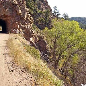 Old Railroad Tunnel on the Gold Belt Tour
