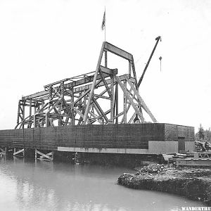 Sumpter Gold Dredge #3 Under Construction