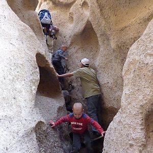 A family on the trail