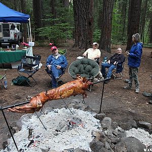 Pigpit with bar in view