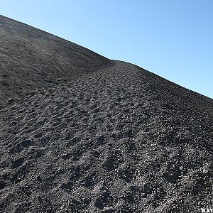 Cinder Cone Trail - yes its as steep as it looks