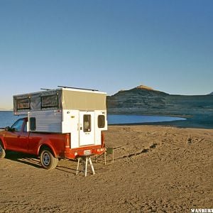 Stew's ATC on the Blue Goose at Pyramid Lake, NV