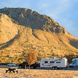 RV Section of Pine Springs Campground