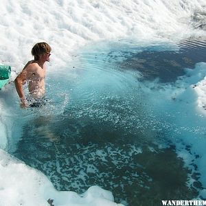 Nice swim? Kennicott Glacier