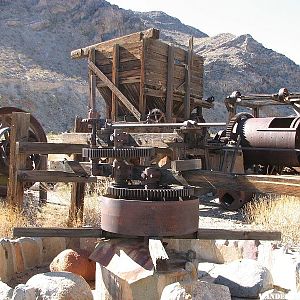 MINING EQUIPMENT AT WARM SPRINGS