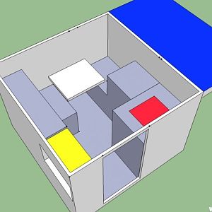 Flatbed camper potential layout 1