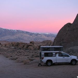 Alabama Hills sunset.