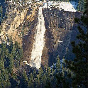 Nevada Falls From Glacier Point