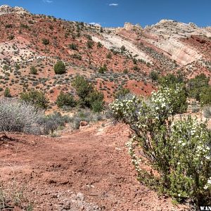 Non-canyony approach to Headquarters Canyon