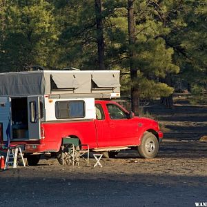 ATC Camped on FS Land near Sunset Crater, AZ