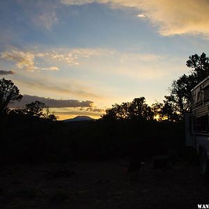Sunset at Toquima Campground