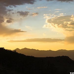 Sunset and Clearing Storm