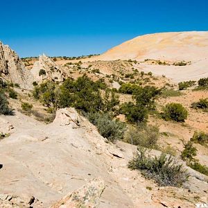 The Yellow Rock above Hackberry Cyn