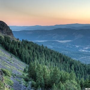 Abert Rim Sunset