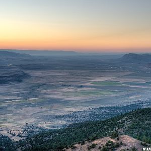 Abert Rim Sunset