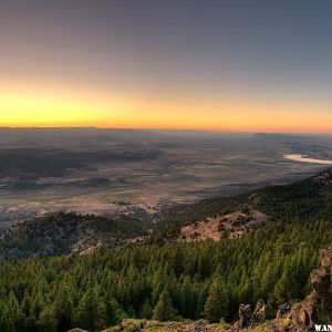 Abert Rim later-sunset