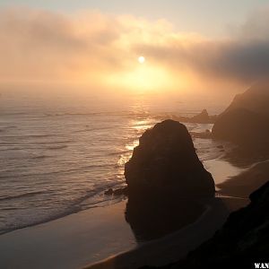 Sunset with Fog