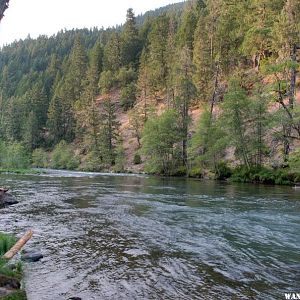 Fishing the North Umpqua at Eagle Rock C.G.