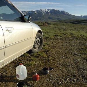 Minimalist camping in Bull Run Basin, Northern Nevada