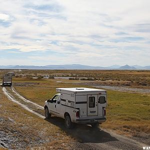 Road from Double Hot Springs to Black Rock Hot Springs