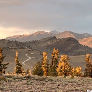 View North from Radio Peak camp