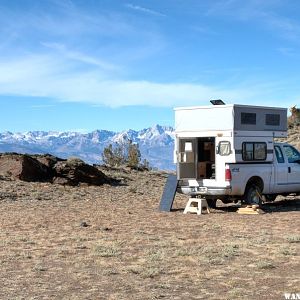 Sierra view from Radio peak Camp