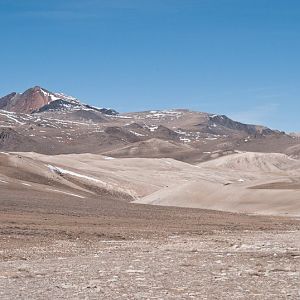 White Mt. Peak above the pastel plateau