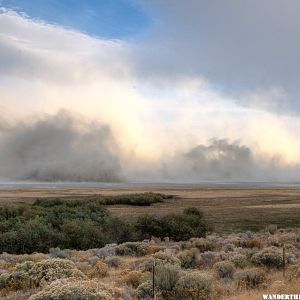 Summer Lake Dust Storm