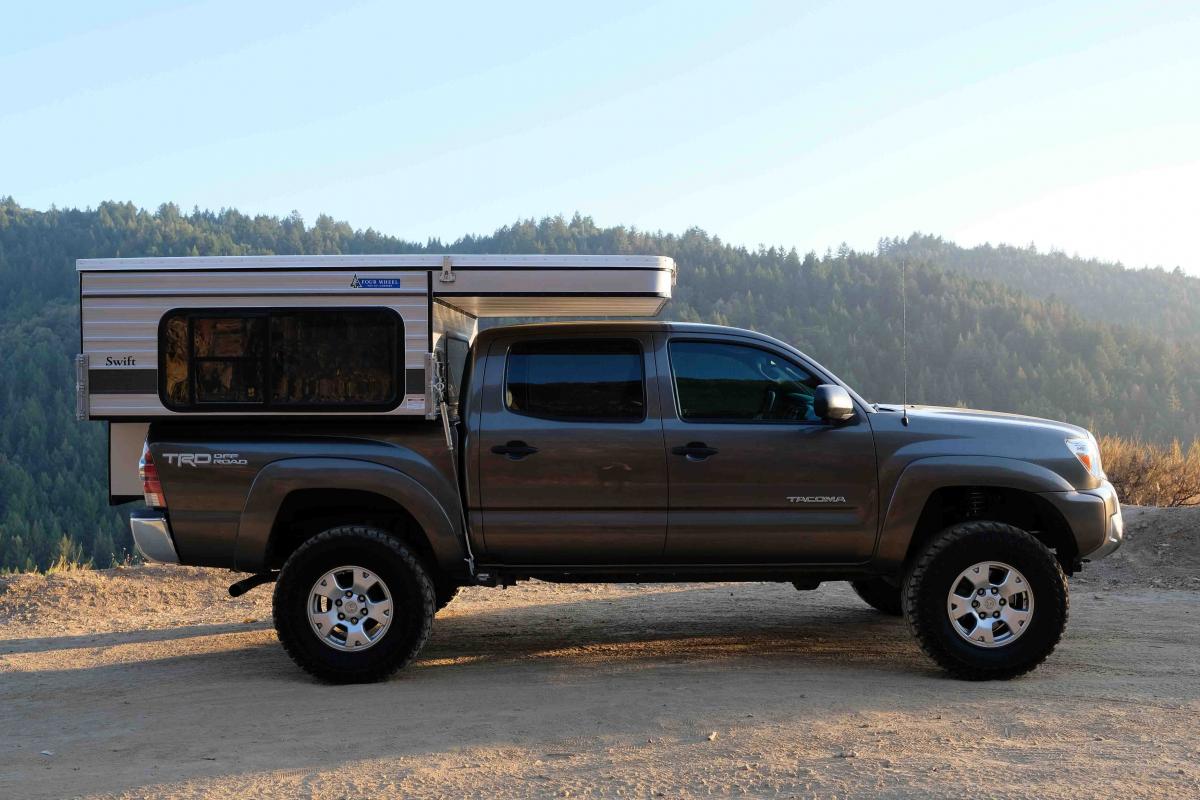 toyota tacoma with camper for sale