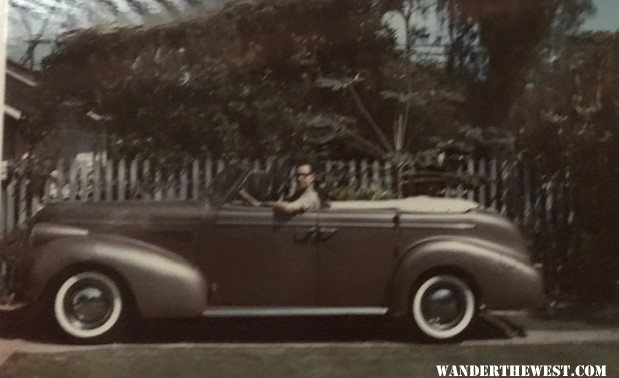 1939 Buick Phaeton - with Jim at the wheel age 19 in 1963