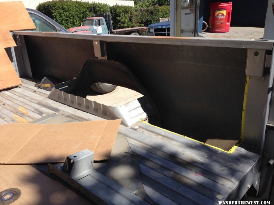 1993 Dodge Ram Cargo Box Cut   Passenger Side