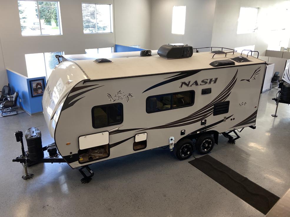 2020 Nash 22H - we bought a trailer in Spokane Valley, but as we walked out of the dealership, my wife saw this. We tore up the first deal and bought 