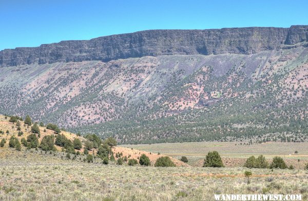 Abert Rim from below