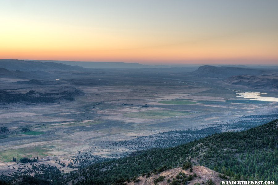 Abert Rim Sunset