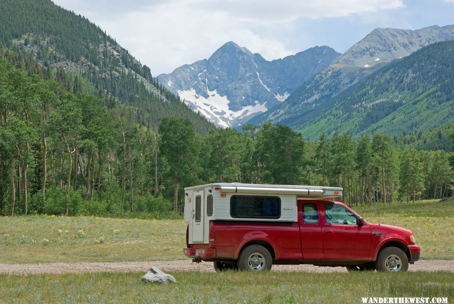 All Terrain Camper and Blanca Peak