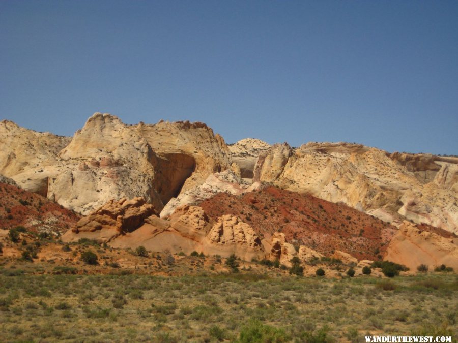 along the Notom-Bullfrog Road