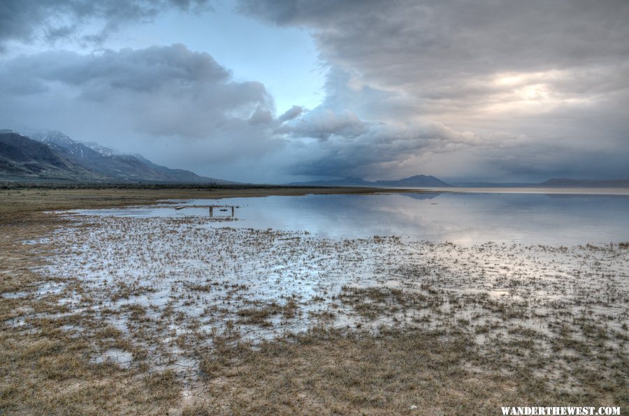 Alvord Playa Covered with Spring Runoff