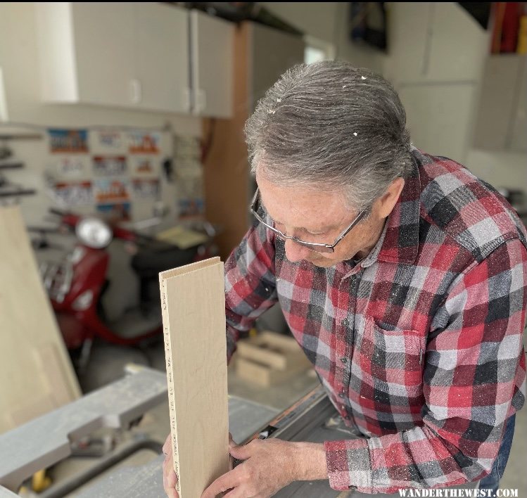 At work on table saw