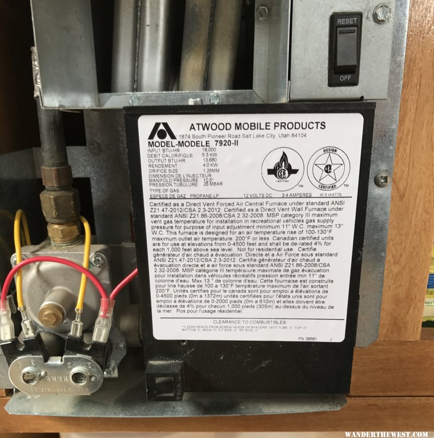 Atwood Hydroflame electronic control board