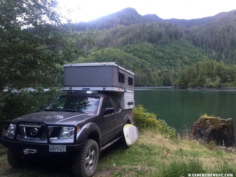 Bandit Camping Northern Vancouver Island Past Port Alice