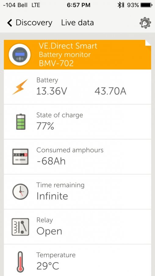 Battery status