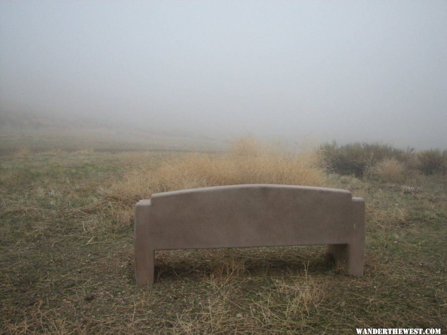 Bench at Selby campground