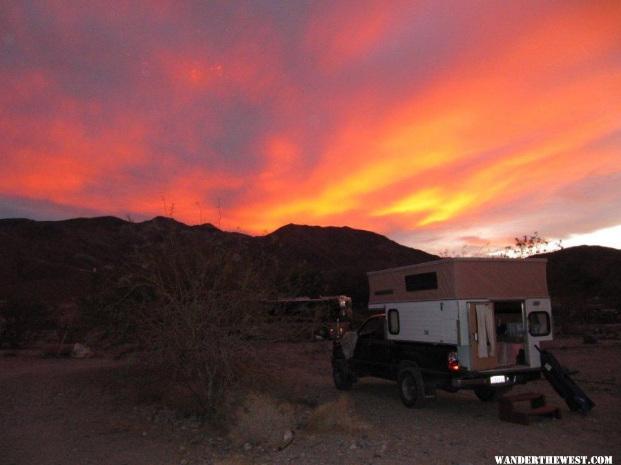 Best sunset shot of the trip - Panamint Springs Resort