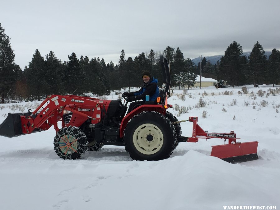 Big Red at Work