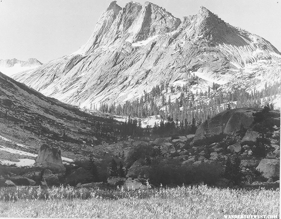 "Boaring River, Kings Region" by Ansel Adams, ca. 1936