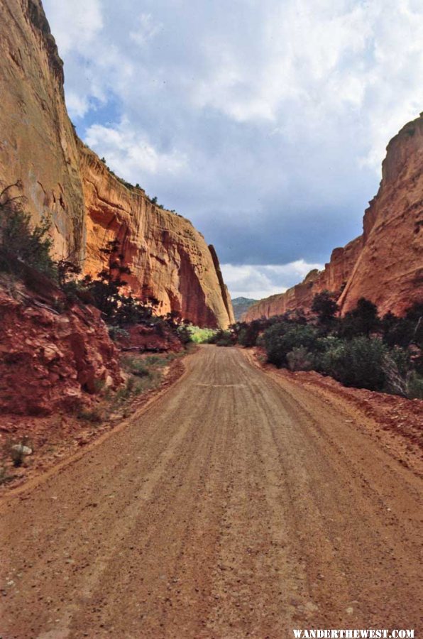 Burr Trail before it was paved