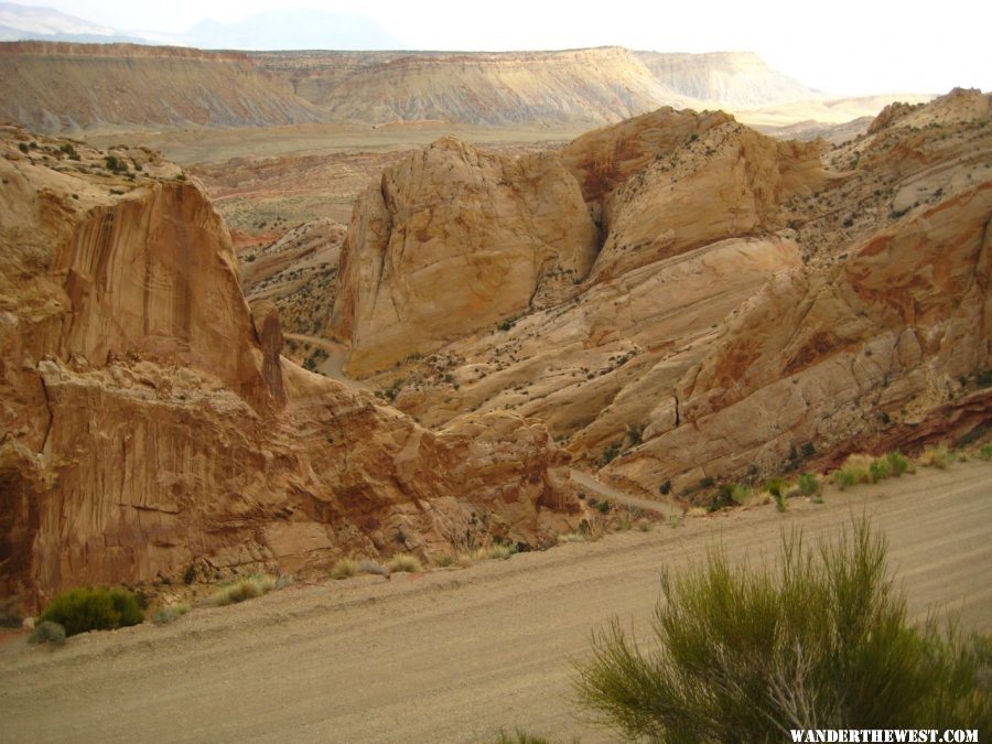 Burr Trail switchbacks